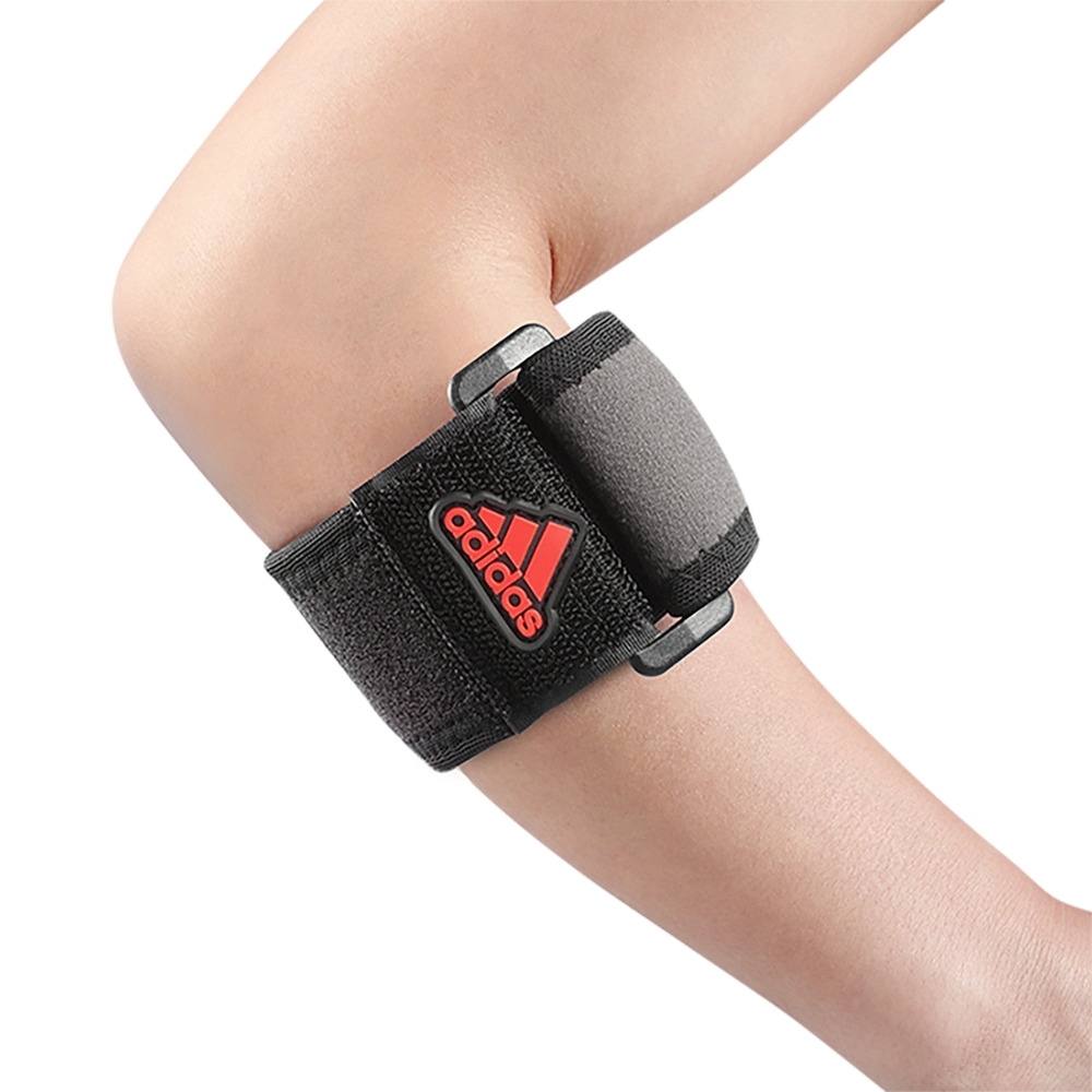 adidas 護具 Elbow Strap 運動護肘 高機能 肘束帶 可調式 高強度 愛迪達 護手肘 MB0221