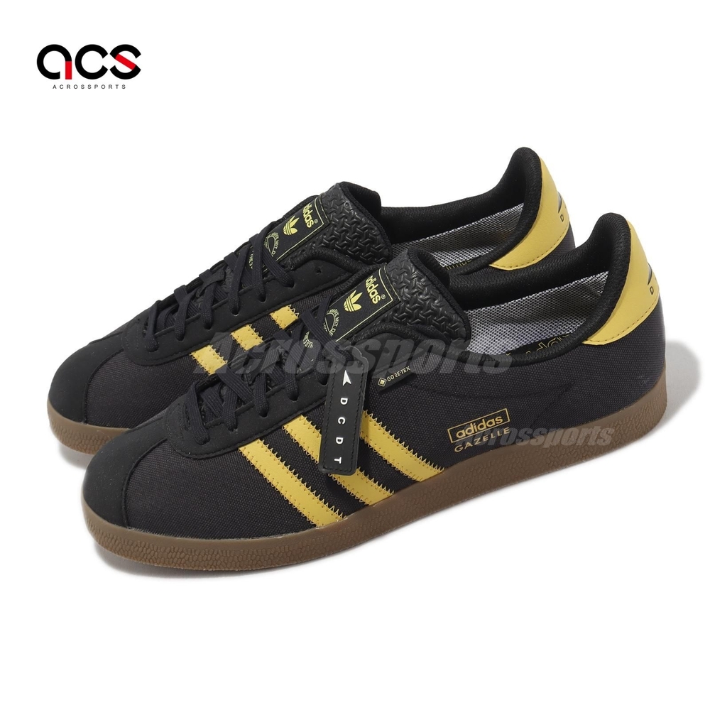 adidas 休閒鞋 Gazelle DCDT GTX 男鞋 女鞋 黑 黃 防水 聯名 復古 愛迪達 IE8480