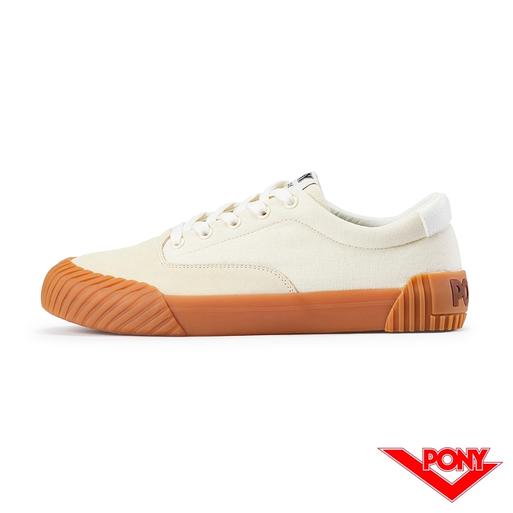 【PONY】SUBWAY2系列滑板鞋-女款-米白色