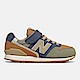 New Balance [YV996ON3] 中大童 休閒鞋 運動 復古 996系列 W楦 魔鬼氈 舒適 紐巴倫 藍綠棕 product thumbnail 1