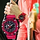 CASIO 卡西歐 G-SHOCK 炫彩音浪 碳核心防護構造雙顯手錶 迎春好禮-火熱紅 GA-2200SKL-4A product thumbnail 1
