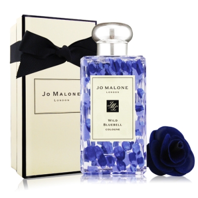 Jo Malone 藍風鈴香水100ml-夢幻花瓣限量款+原廠午夜藍花飾-公司貨