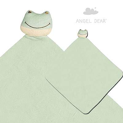 美國 Angel Dear 大頭動物嬰兒毛毯 (小青蛙)