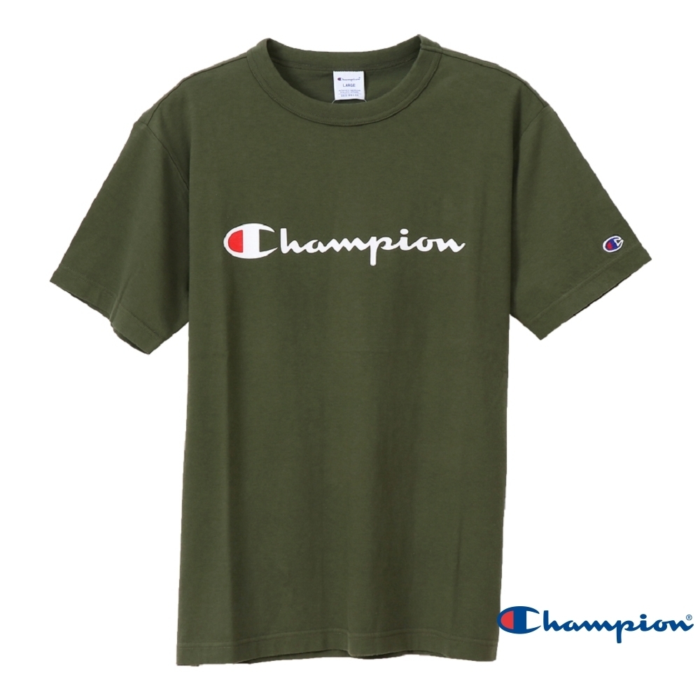 Champion Basic Logo短Tee 綠