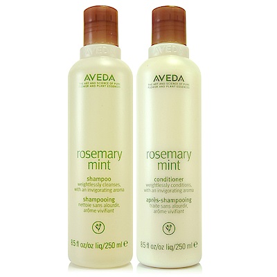 AVEDA 迷迭薄荷洗髮精250ml+迷迭薄荷日用潤髮乳250ml