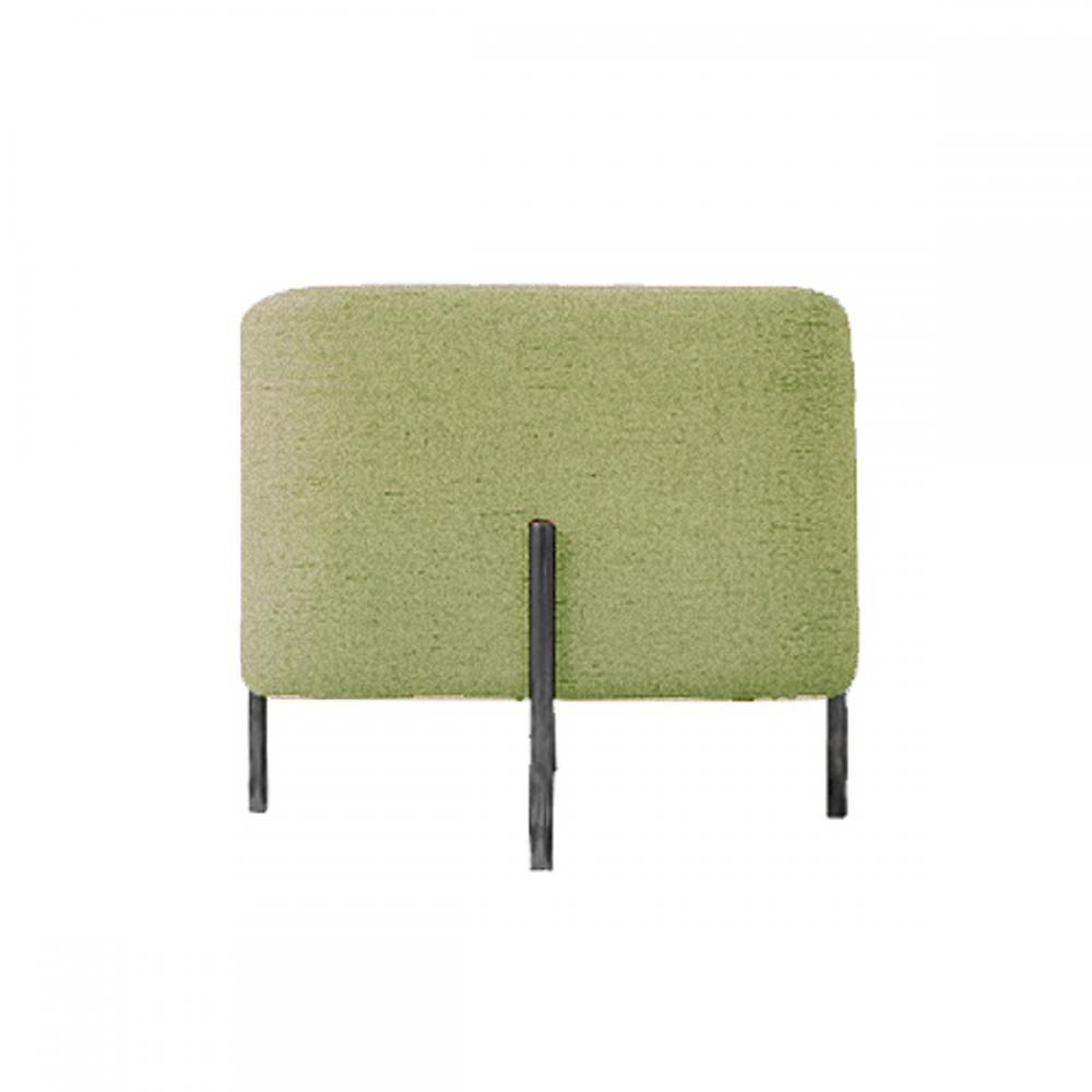 hoi! 時尚棉麻方型椅凳-抹茶綠 (H014226043)