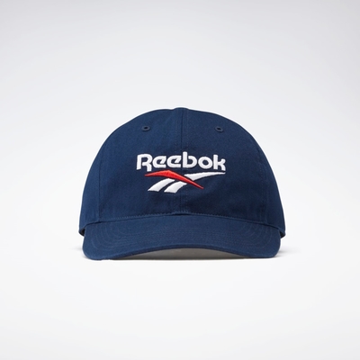 Reebok CL FO Vector Cap  老帽 休閒帽-藍-FL9600