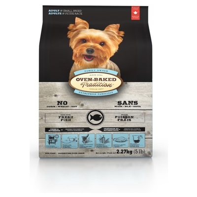 加拿大OVEN-BAKED烘焙客-成犬深海魚-小顆粒 1kg(2.2lb) x 2入組(購買第二件贈送寵物零食x1包)