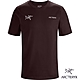 Arcteryx 始祖鳥 男 LOGO 短袖 有機棉 休閒 Tee 幻象紫 product thumbnail 1