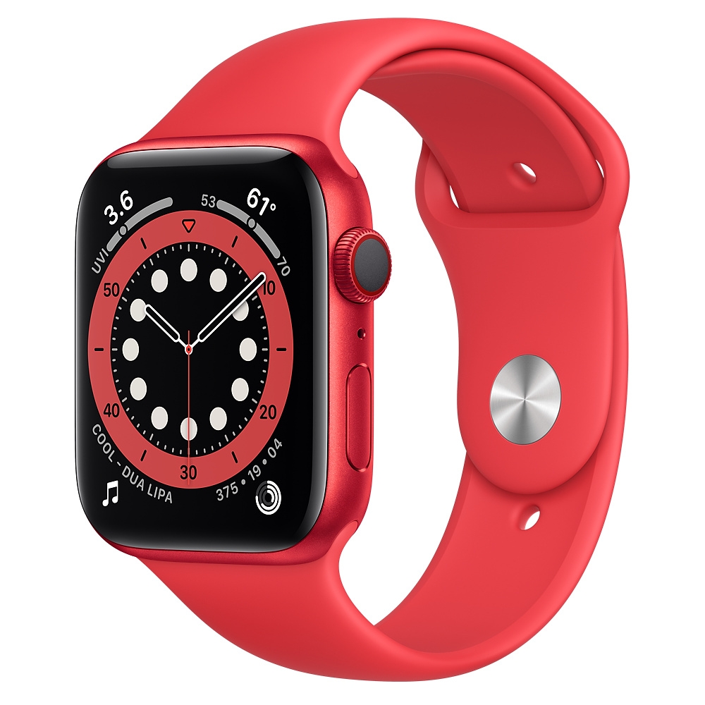 Apple Watch Series 6 (GPS+行動網路) 44mm 蘋果手錶紅色鋁金屬錶殼+