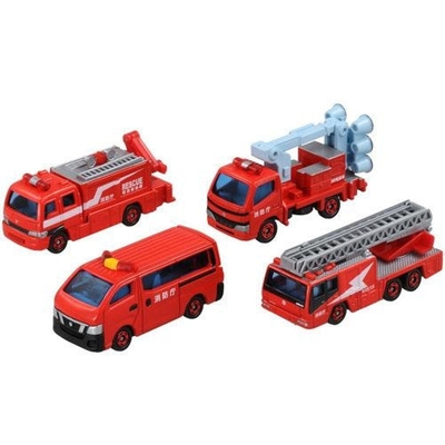 任選 日本 tomica gift 消防車組(4入) tm85654 多美小汽車