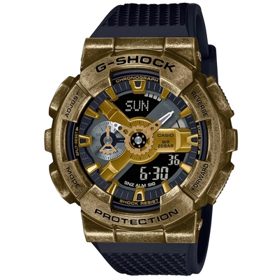 CASIO 卡西歐 G-SHOCK 科幻蒸氣 雙顯腕錶 禮物推薦 畢業禮物 48.8mm / GM-110VG-1A9