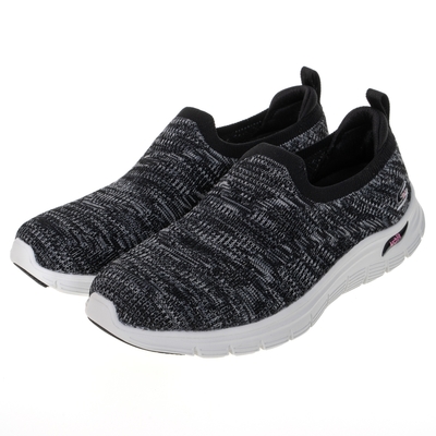 SKECHERS 女休閒系列 ARCH FIT VISTA 寬楦款 - 104371WBKPK