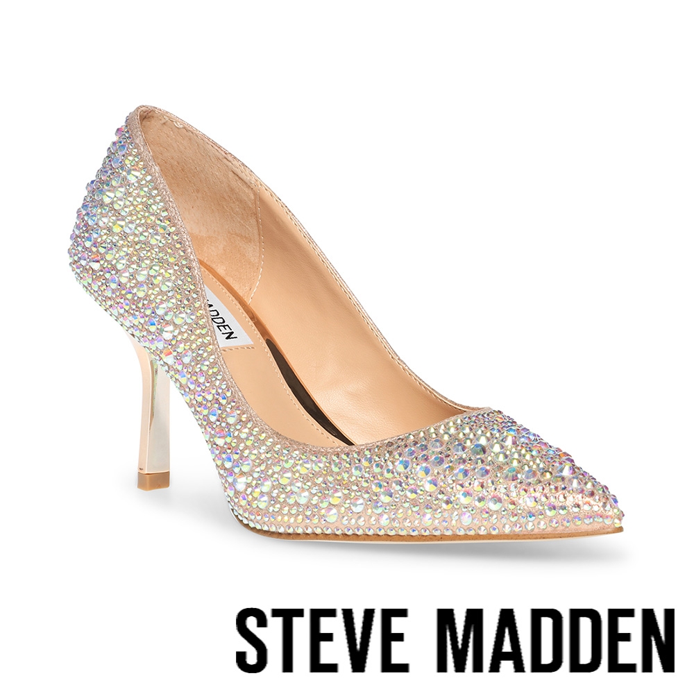 STEVE MADDEN-STANZE-R 珍珠鑽尖頭高跟鞋 product image 1
