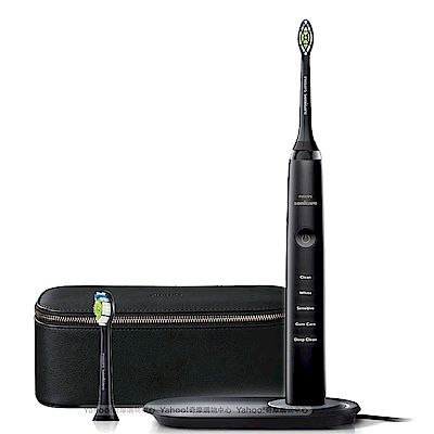 PHILIPS飛利浦 Sonicare DC鑽石靚白音波震動牙刷/電動牙刷HX9392/91 黑