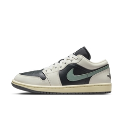 NIKE WMNS AIR JORDAN 1 LOW 女休閒運動鞋-米黑綠-DC0774001