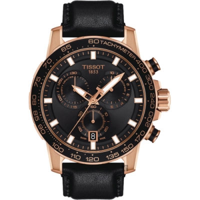 TISSOT 天梭 官方授權 Supersport 計時手錶 送禮推薦-45.5mm T1256173605100