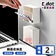 E.dot 壁掛翻蓋化妝棉收納盒/置物盒(2入組) product thumbnail 1