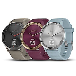 GARMIN vivomove HR 時尚智慧腕錶 運動款