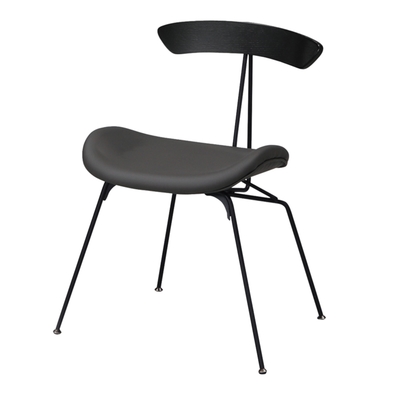【綠活居】馬坎巴 北歐風實木皮革餐椅(二色可選)-47x50x73cm免組