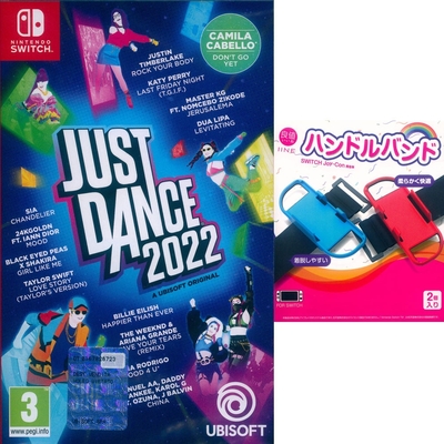 舞力全開 2022 中文歐版 + 良值 NS JOY-CON 手把腕帶 經典紅藍( L311) - NS Switch 中文歐版