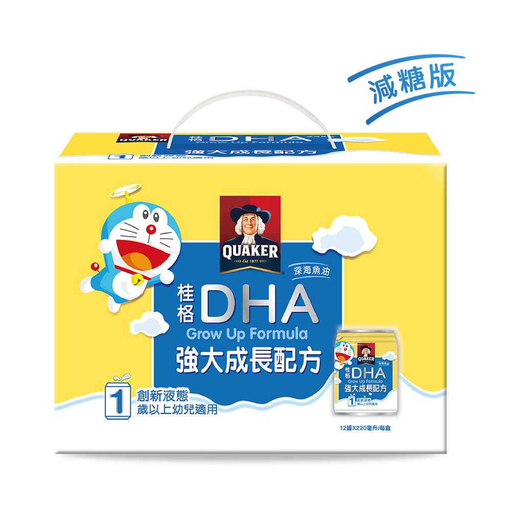 桂格 DHA強大成長配方(220mlx12罐/盒)2盒