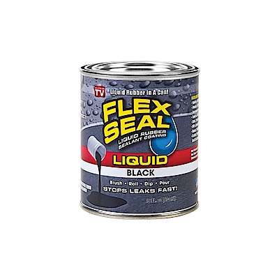 美國FLEX SEAL LIQUID萬用止漏膠(亮黑色/小桶裝)