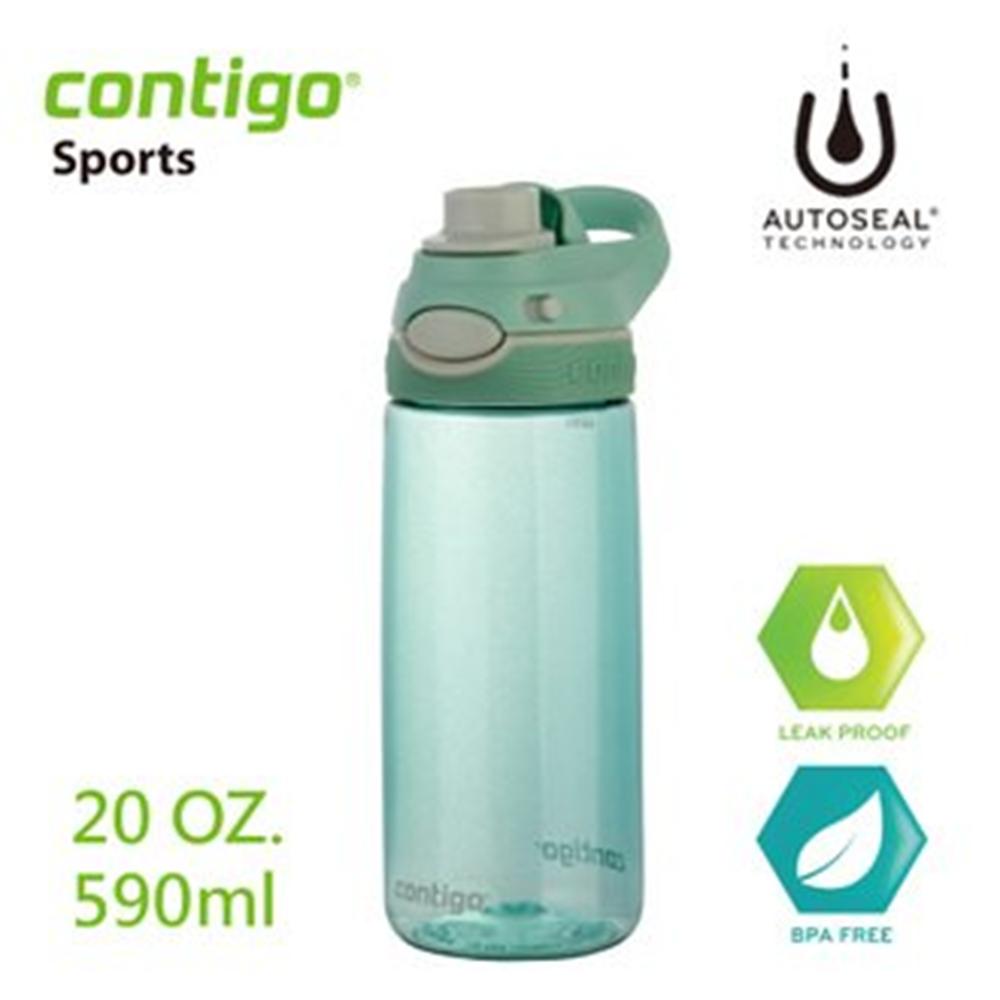 美國CONTIGO Damen運動直飲瓶590cc-灰綠色