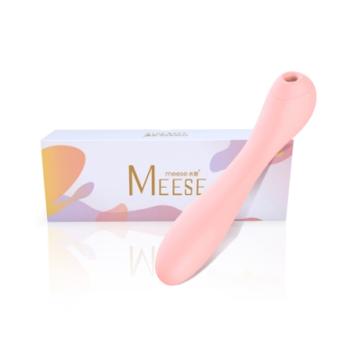 MEESE米斯-S系列 可彎曲 吸吮按摩棒-少女粉 情趣用品/成人用品