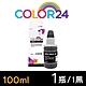 Color24 for Epson T664100/100ml 黑色相容連供墨水 product thumbnail 1