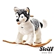 STEIFF Bernie Riding Husky遙遙馬 哈士奇 騎乘動物_黃標 product thumbnail 1