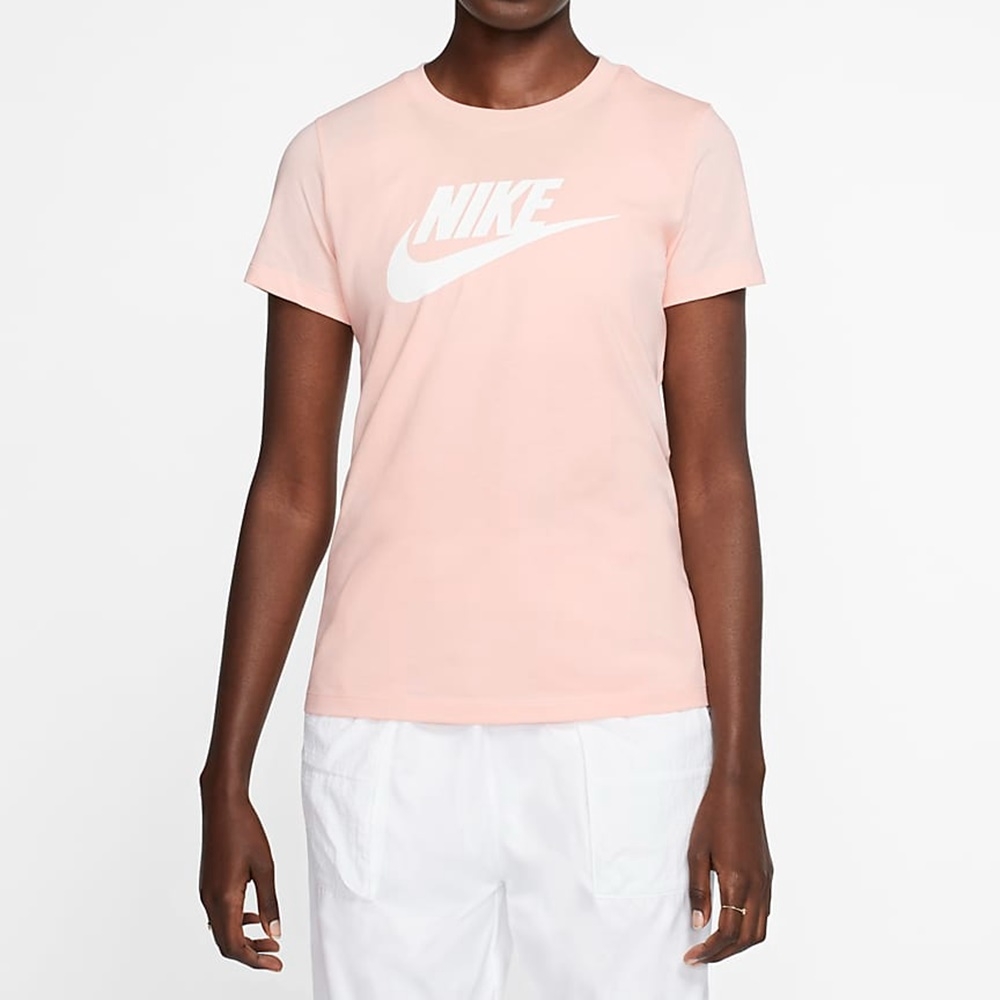 NIKE AS W NSW TEE ESSNTL ICON FUTUR 女短袖上衣-粉-BV6170666