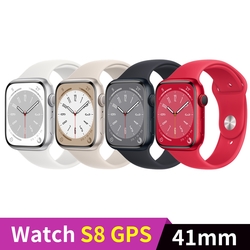 Apple Watch S8 41mm GPS版 鋁金屬錶殼配運動型錶帶蘋果手錶