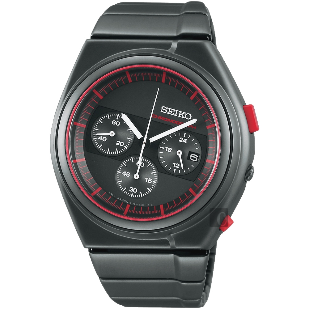SEIKO 精工 GIUGIARO DESIGN 聯名設計限量計時腕錶 送禮推薦 (SCED055J/7T12-0CD0R)_SK045