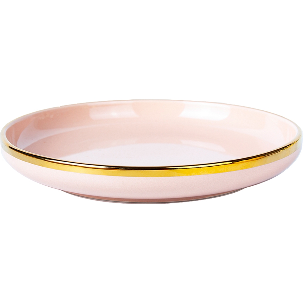 芙蕾環金餐具系列-粉金-10吋淺盤