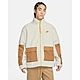 NIKE AS M NSW SHERPA FZ OUTDOOR JKT 男休閒外套-米/咖啡色-FV4022072 product thumbnail 1