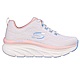 Skechers D'Lux Walker [149368NTMT] 女 休閒鞋 健走 步行 緩震 厚底 米白 嫩粉 product thumbnail 1