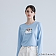 GIORDANO 女裝可愛動物印花長袖T恤 - 09 青年布藍 product thumbnail 1