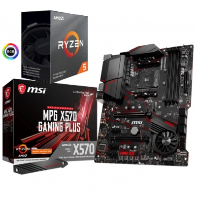 AMD Ryzen5 3400G + MSI X570 組合套餐