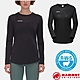 【MAMMUT 長毛象】女 Tree Wool FL Longsleeve Women 羊毛混紡快乾抗臭長袖T恤.上衣_1016-01700-0001 黑色 product thumbnail 1