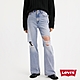 Levis 女款 RIBCAGE高腰牛仔寬管直筒褲 / 破壞加工 product thumbnail 1