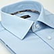 金安德森 經典格紋繞領藍色吸排窄版長袖襯衫 product thumbnail 1