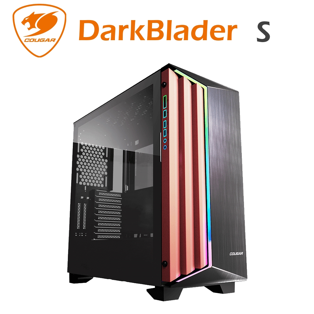 COUGAR 美洲獅 DarkBlader-S 電腦機殼(炫彩RGB機箱)