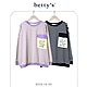 betty’s貝蒂思　寬版撞色條紋口袋圓領T-shirt(共二色) product thumbnail 9