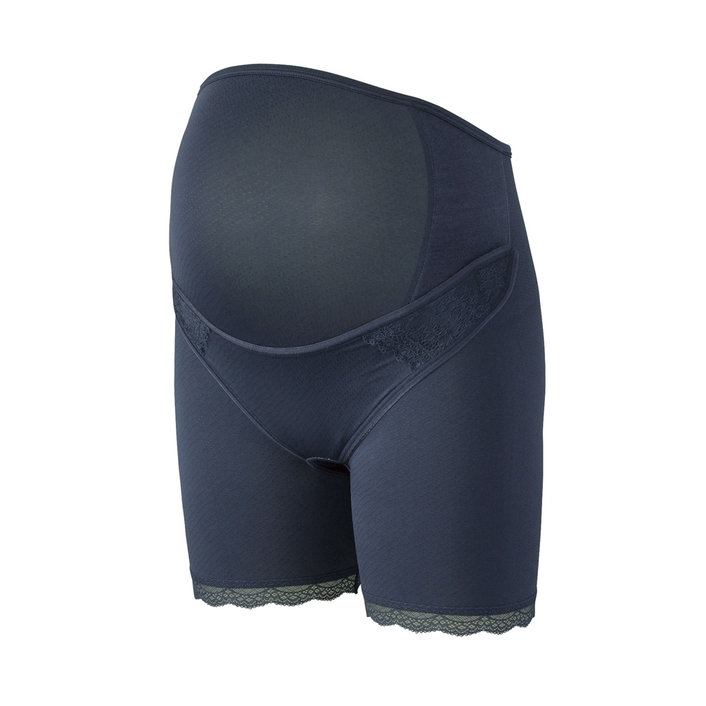 寶貝媽咪-產前專用 M-LL產前托腹長管褲(深藍) MV2183GB