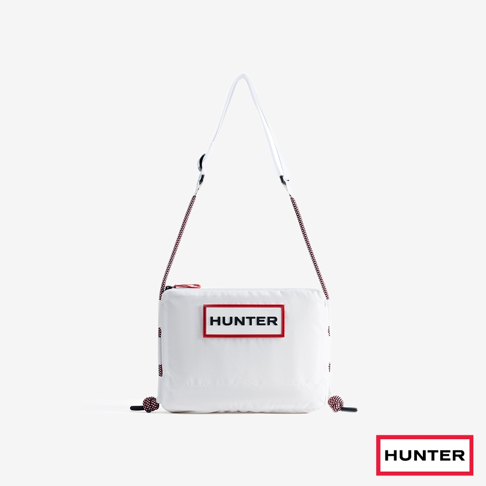 HUNTER - Travel輕量斜背包-珠光白