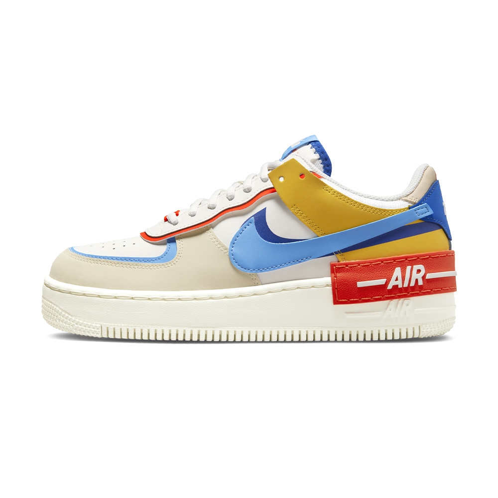 Nike Air Force 1 Shadow 女鞋 白色 彩色 運動 休閒鞋 CI0919-115