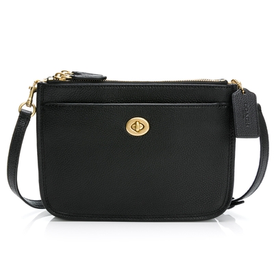 【COACH 蔻馳】 Coach Slim Turnlock Crossbody