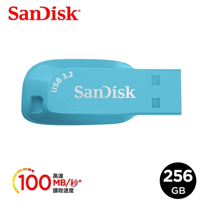 SanDisk Ultra Shift USB 3.2 隨身碟天空藍256GB(公司