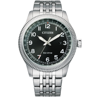 CITIZEN星辰 數字復古腕錶 42.5mm / BM7480-81E